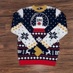 Miller Lite Holiday Sweater